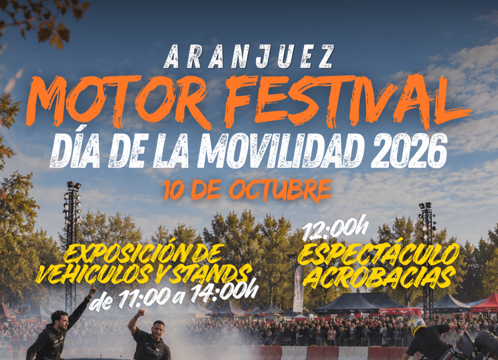 Aranjuez Motor Festival 2026: Exposición de Coches y Acrobacias