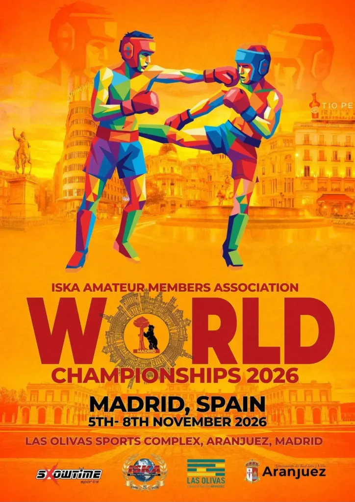 Cartel oficial ISKA Amateur World Championships 2026 en Aranjuez
